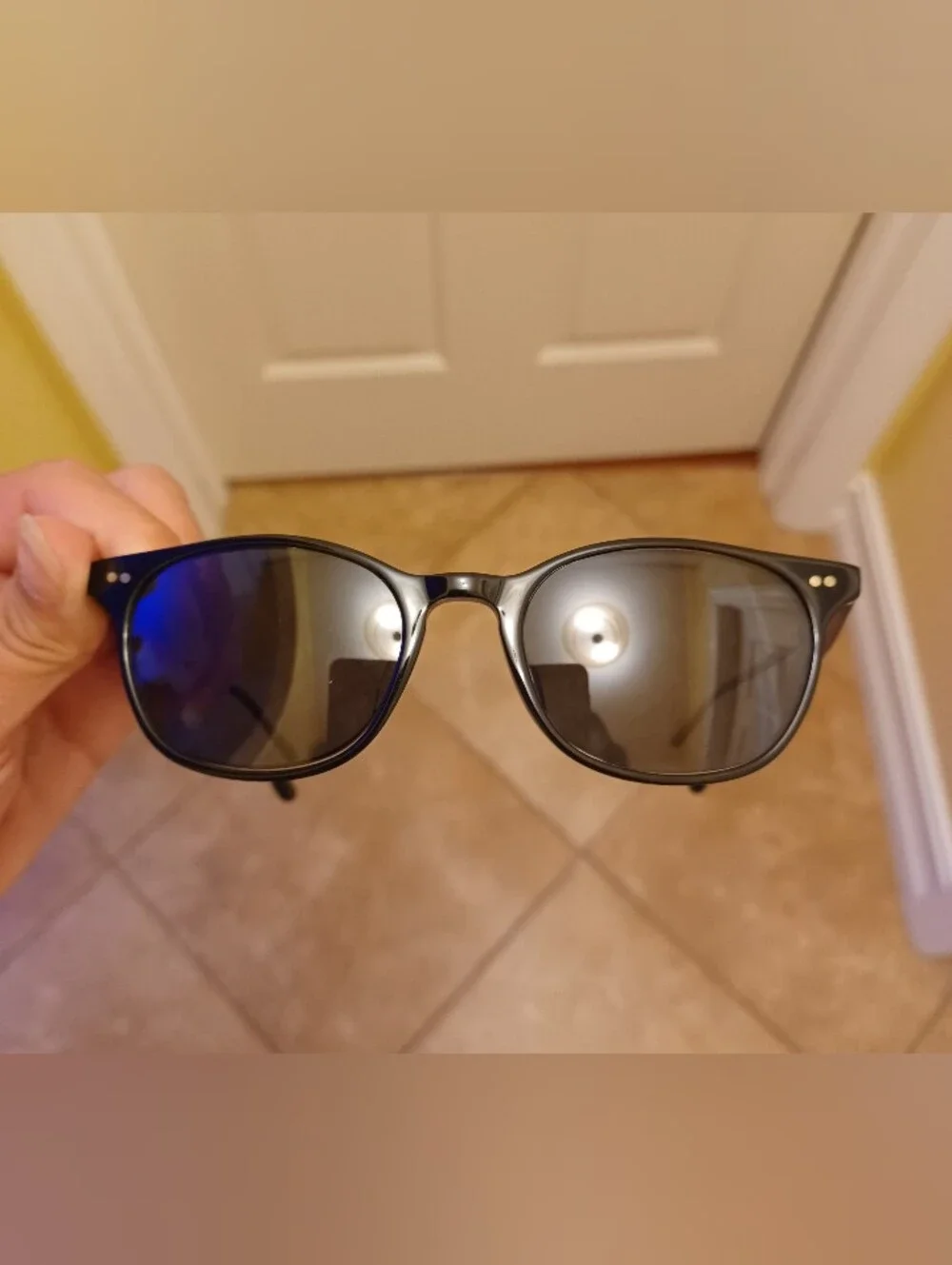 VASUMA EYEWEAR ELAPHE EJP10 Rectangle Sunglasses Black/Gray Cat.3 49-19-145